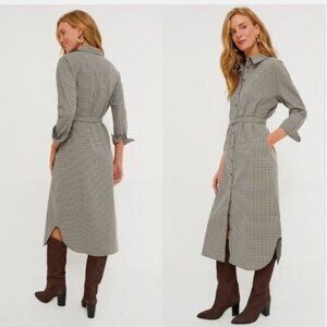 Tuckernuck | NEW Sycamore Check Belted Vera Long Sleeve Maxi Dress Size XXL